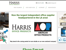 Tablet Screenshot of harrisop.com